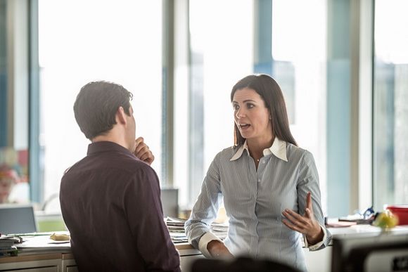 Frau Mann Gespräch Diskussion