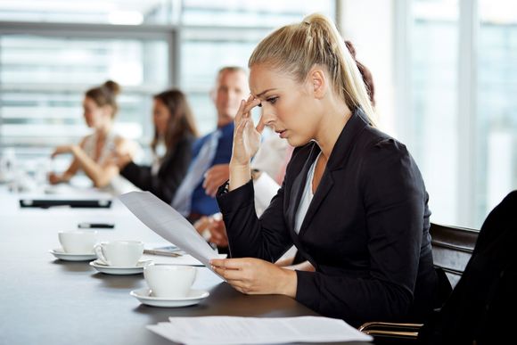 Aufregung vor einem wichtigen Meeting