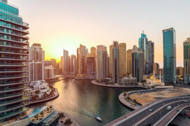 Arbeiten in Dubai - Skyline