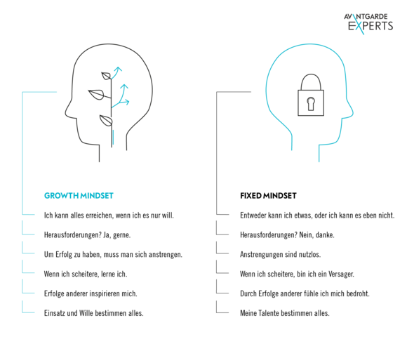 Grafik Growth & Fixed Mindset 