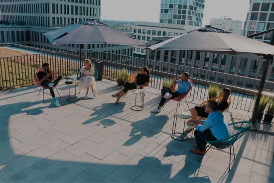 Digital Experts talk at AVANTGARDE Experts roof terrace (in German only)