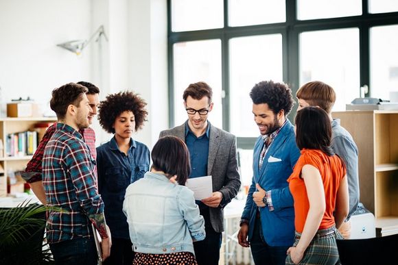 Meeting auf der Arbeit