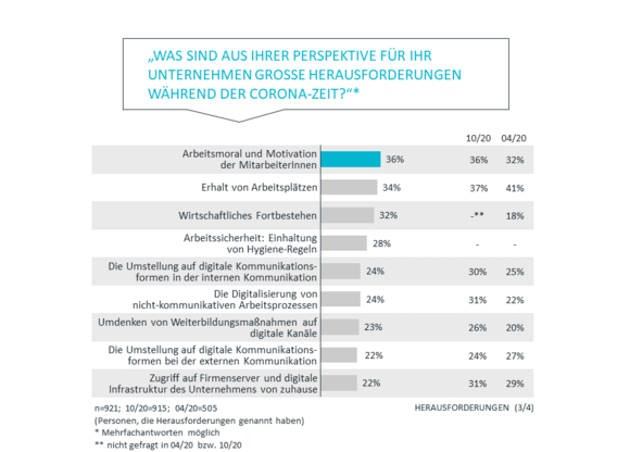 Herausforderungen 3/4 | Corona Studie Teil 3