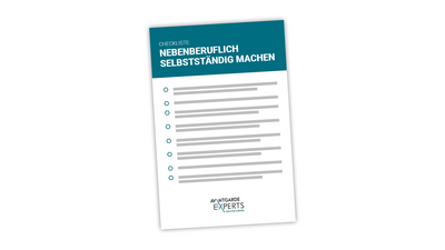 Checkliste zur nebenberuflichen Selbstständigkeit - AVANTGARDE Experts