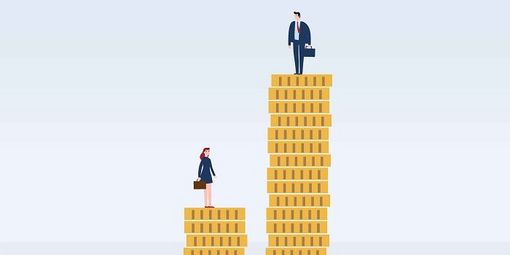 Gender Pay Gap zwischen Mann und Frau